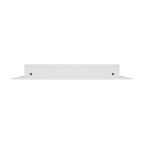 20"x12" Linear Slot Diffuser Vent Cover ā 5 Slot Aluminum HVAC Air Vent Grille ā Modern White AC Register for Wall or Ceiling ā Durable, Rust-Resistant Finish ā Easy to Install
