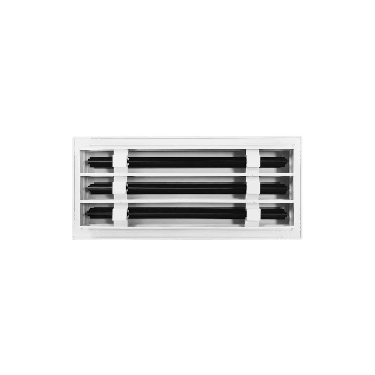 16x6 Linear Slot Diffuser – 3 Slot AC Vent Cover | Premium Steel HVAC Grille | Modern Air Register for Wall or Ceiling | White Powder-Coated Finish | Supply Vent