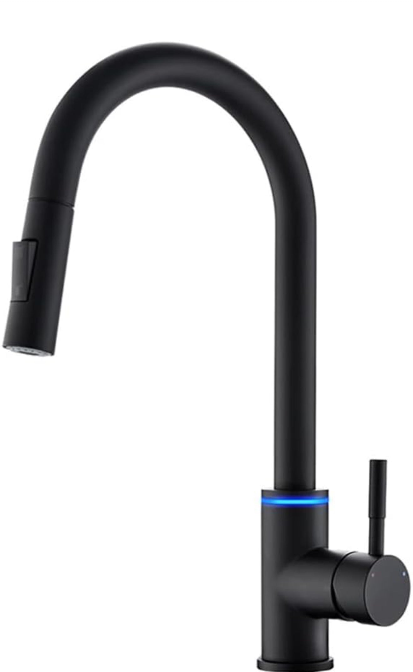 Luxury Modern Design Brass Goumet Pull Down Smart Touch Sensor Kitchen Faucet with Led 3 Way Water Saving Faucet Hot Cold Mixers Tap