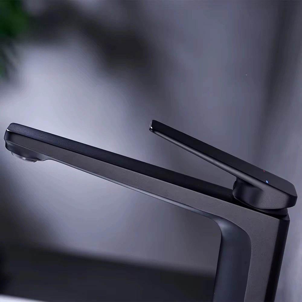 Moder Bathroom Faucet – Sleek High Arc Single Handle Mixer Tap
