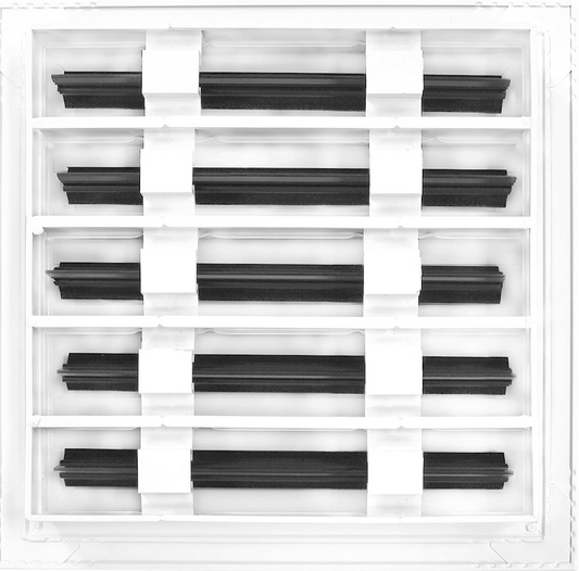 10x10 Modern AC Vent Cover - Decorative Aluminum Air Vent - Standard Linear Slot Diffuser - Heating and Cooling Register Grille for Ceiling, Walls & Floors