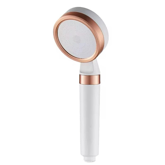 Dual Filtered Shower Head (Vitamin C & PP Filter) Filter Shower Head, High Pressure, Hard Water, Chlorine Removing, Dual Filtration (Vit-C & PP Filter), Replaceable Filters (White)