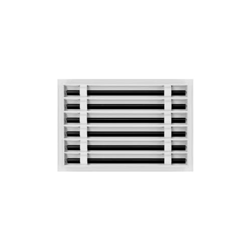 18"x12" Linear Slot Diffuser Vent Cover – 5 Slot Aluminum HVAC Air Vent Grille – Modern White AC Register for Wall or Ceiling – Durable, Rust-Resistant Finish – Easy to Install