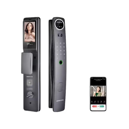 Smart Lock 3D Face Lock Face Camera Monitoring Smart Fingerprint Password Biometric Electronic Key Unlock