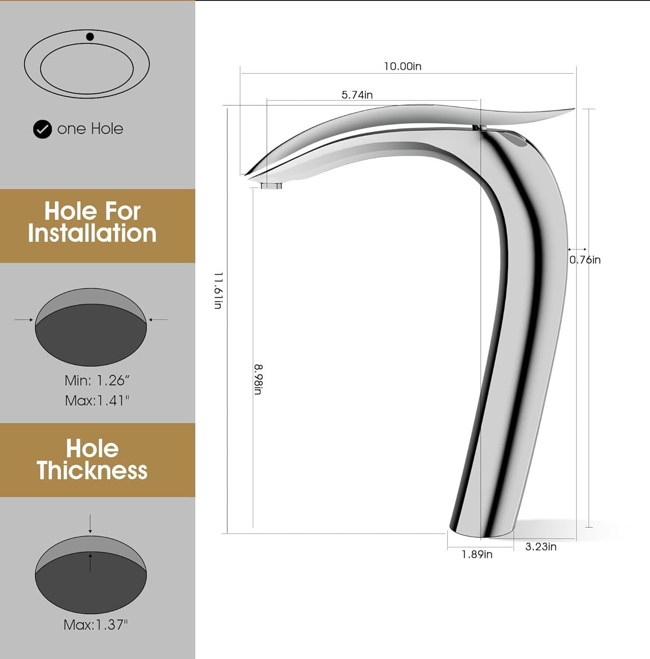 Modern Bathroom Sink Faucet Single Handle Unique Dragon Shaped Design Rotation Spout Solid Brass Tap