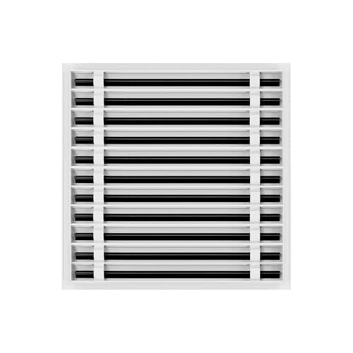 22x 22Linear Slot Diffuser –11 Slot AC Vent Cover | Premium Steel HVAC Grille | Modern Air Register for Wall or Ceiling | White Powder-Coated Finish | Supply Vent