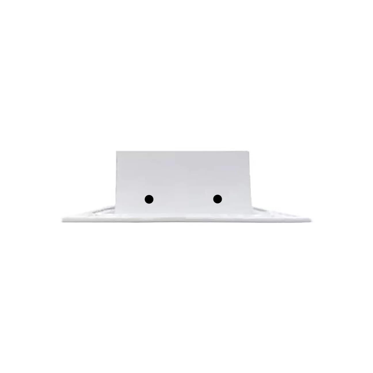 24"x2" Linear Slot Diffuser Vent Cover – 1 Slot AC Air Vent Grille – Slim HVAC Register for Wall or Ceiling – Modern White Powder-Coated Finish – Easy Installation