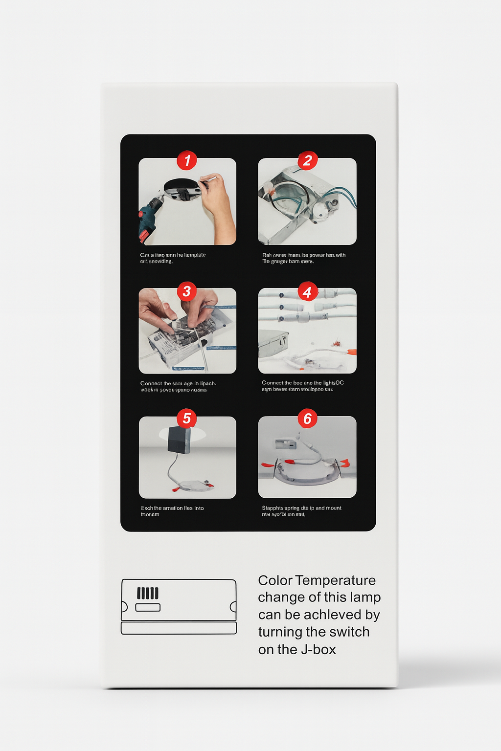 Armcool 6-Inch LED Recessed Downlight, 5CCT, 12W, Dimmable – 1 Pack