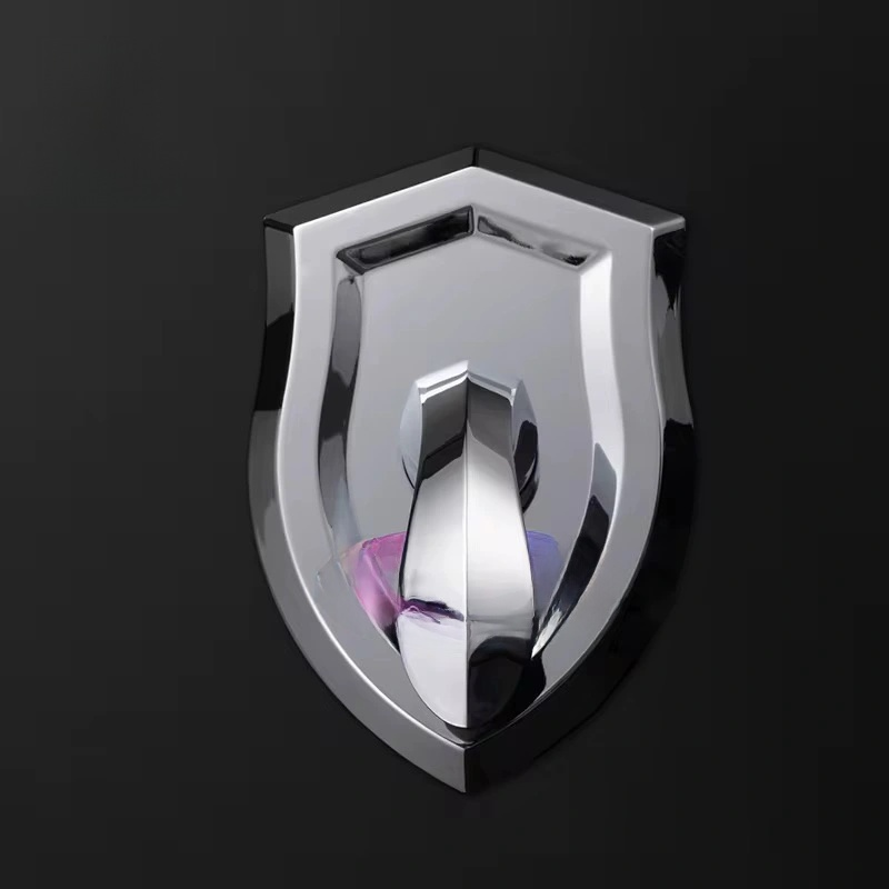 Luxury Rainfall Shower System with Shield Handle – Wall-Mounted Chrome Shower Set with Self-Cleaning Silicone Nozzles, Air Injection Technology & Easy Install Valve – Modern Bathroom Fixture