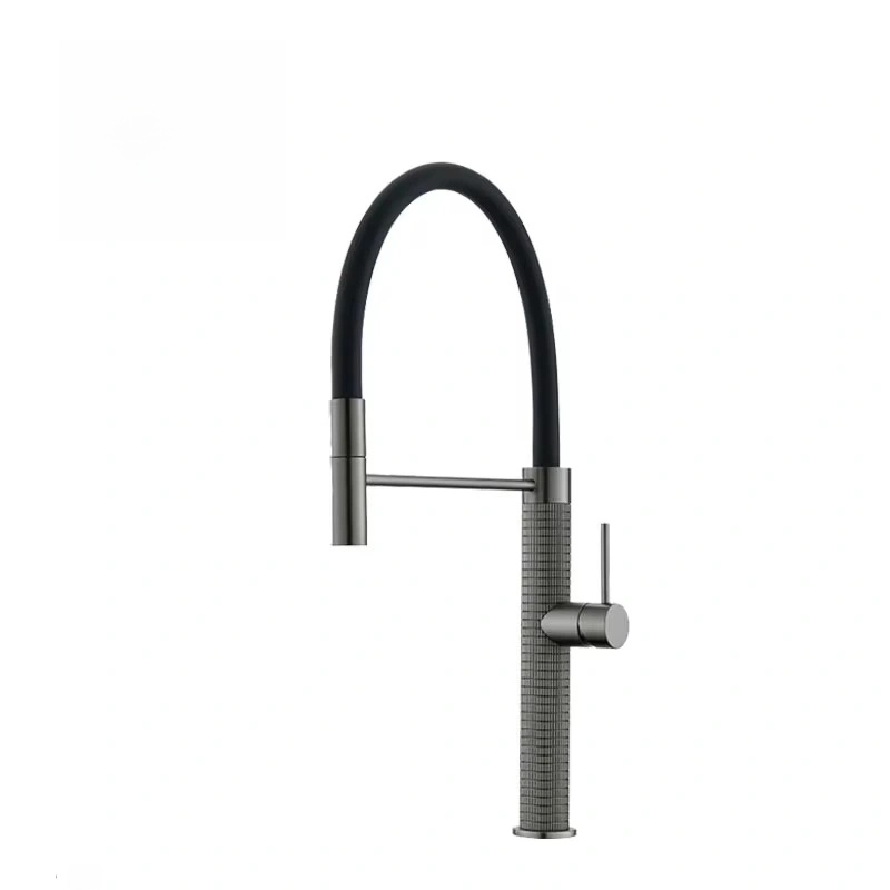 Kitchen Mixer Taps Steel Drill Spring Kitchen Faucet Kitchen Hot and Cold Water Faucet Sink Faucet Universal Faucet Silicone Tube