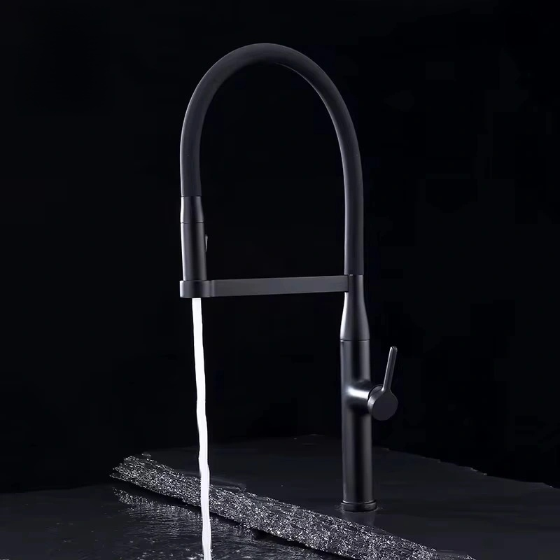 Water Filter Kitchen Faucet Pull Down Spout Filtered Dual Handle Brass Hot Cold Mixer Tap,Kitchen Sink Faucet