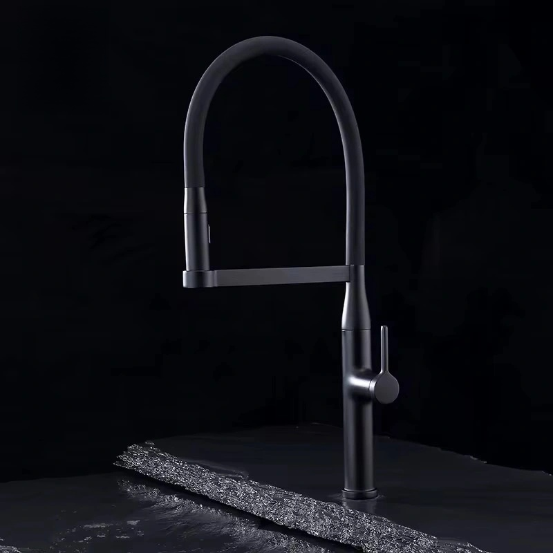 Water Filter Kitchen Faucet Pull Down Spout Filtered Dual Handle Brass Hot Cold Mixer Tap,Kitchen Sink Faucet