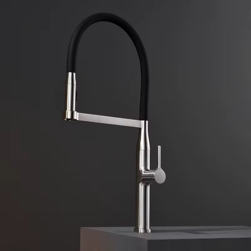Water Filter Kitchen Faucet Pull Down Spout Filtered Dual Handle Brass Hot Cold Mixer Tap,Kitchen Sink Faucet