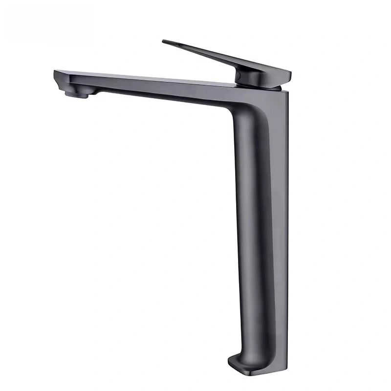 Moder Bathroom Faucet – Sleek High Arc Single Handle Mixer Tap