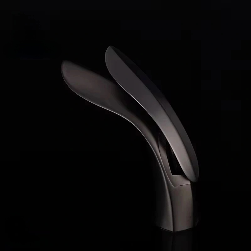 Luxury Waterfall Bathroom Faucet – Tall Single Handle Faucet for Vessel Sink – Sleek Contemporary Design with Polished Finish, Solid Brass Construction