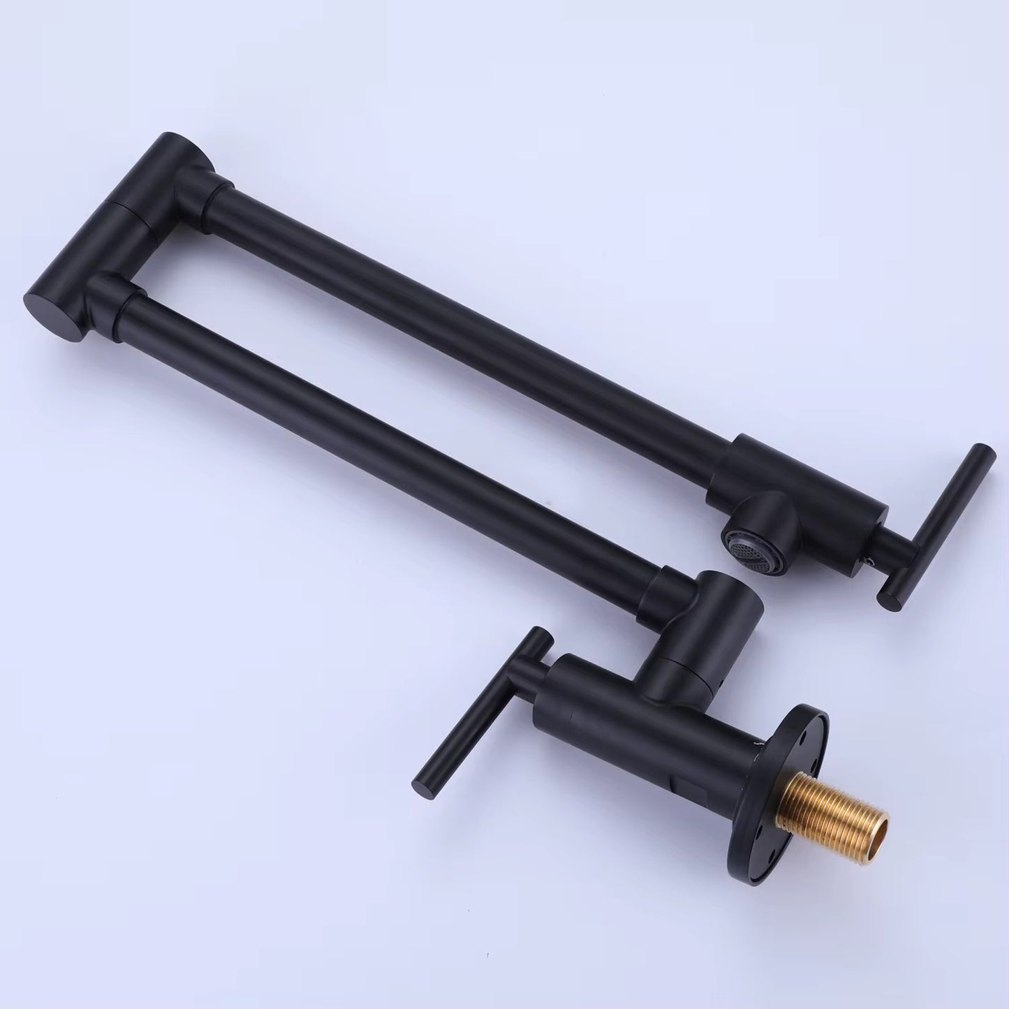 Pot Filler Faucet Matte Black Commercial Wall Mount Stove Faucet Wall Mount Pot Filler Facuet