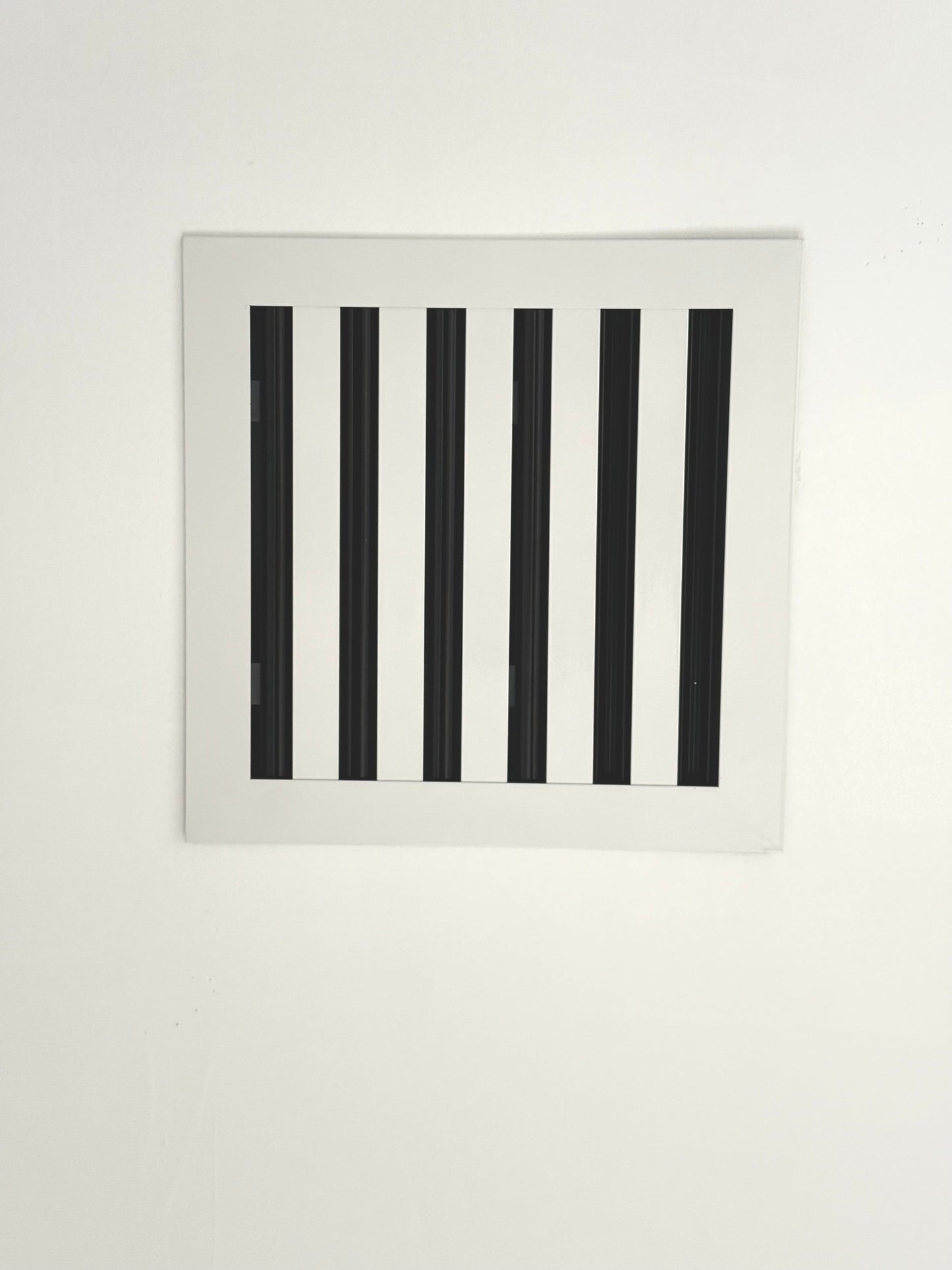 8x8 Modern AC Vent Cover - Decorative White Air Vent - Standard Linear Slot Diffuser - Register Grille for Ceiling, Walls & Floors