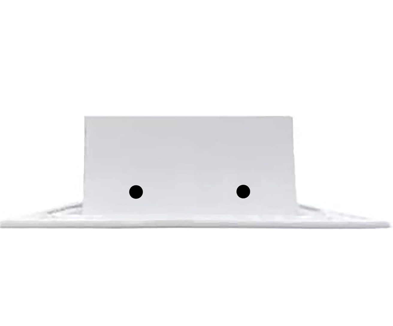 12x4 Modern AC Vent Cover - Decorative White Aluminum Air Vent - Standard Linear Slot Diffuser - Heating and Cooling Register Grille for Ceiling, Walls & Floors