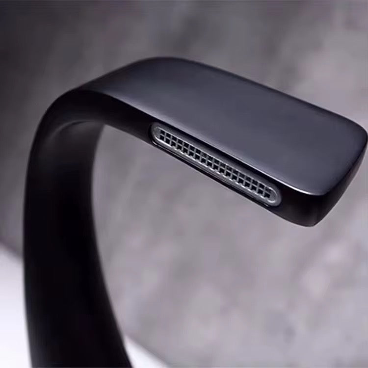 Matte Black Pot Filler Faucet Wall Mount – Dual Joint Swing Arm Folding Kitchen Faucet with Brass Body, 2 Handles & 20” Spout Reach – Commercial Kitchen Stove Faucet for Cold Water