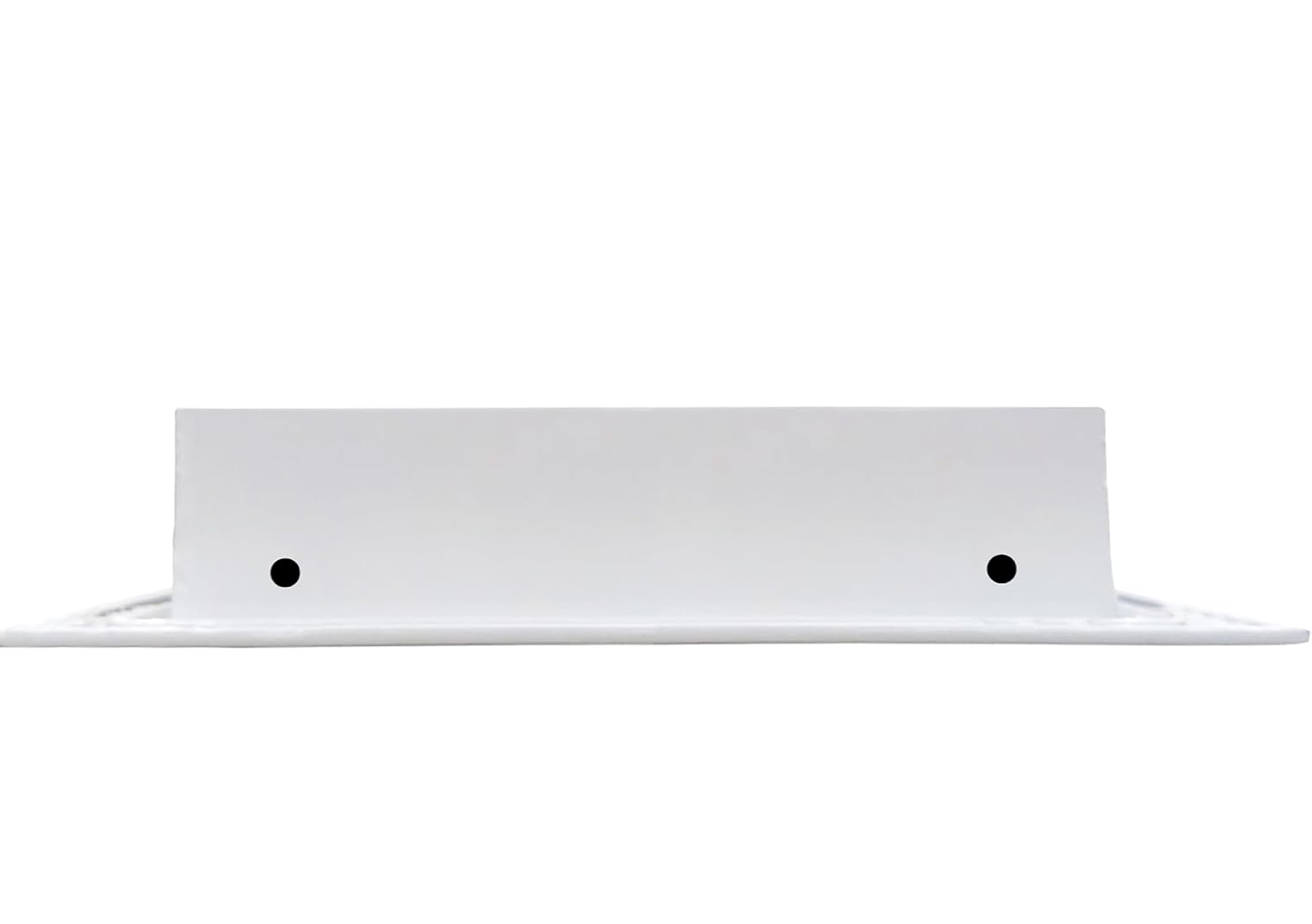 14x6 Modern AC Vent Cover - Decorative White Air Vent - Standard Linear Slot Diffuser - Register Grille for Ceiling, Walls & Floors