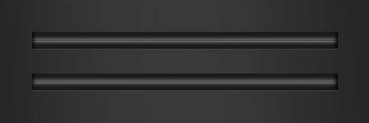 12x4 Modern AC Vent Cover - Decorative White Aluminum Air Vent - Standard Linear Slot Diffuser - Heating and Cooling Register Grille for Ceiling, Walls & Floors