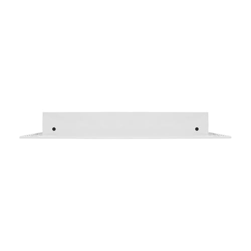 14"x12" Linear Slot Diffuser Vent Cover – 5 Slot Aluminum HVAC Air Vent Grille – Modern White AC Register for Wall or Ceiling – Durable, Rust-Resistant Finish – Easy to Install