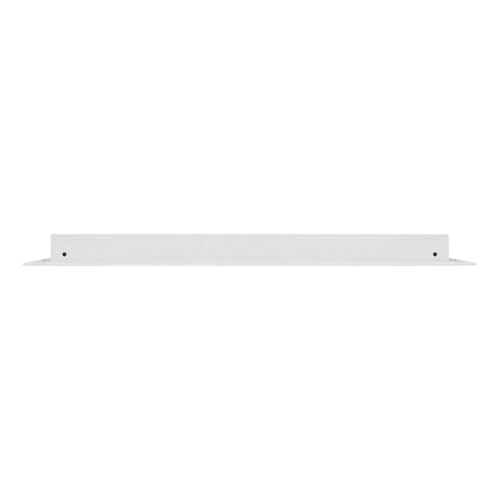 25x24 Linear Slot Diffuser – 12 Slot AC Vent Cover | Premium Steel HVAC Grille | Modern Air Register for Wall or Ceiling | White Powder-Coated Finish | Supply Vent