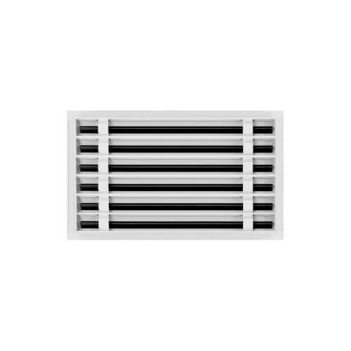 20"x12" Linear Slot Diffuser Vent Cover – 5 Slot Aluminum HVAC Air Vent Grille – Modern White AC Register for Wall or Ceiling – Durable, Rust-Resistant Finish – Easy to Install